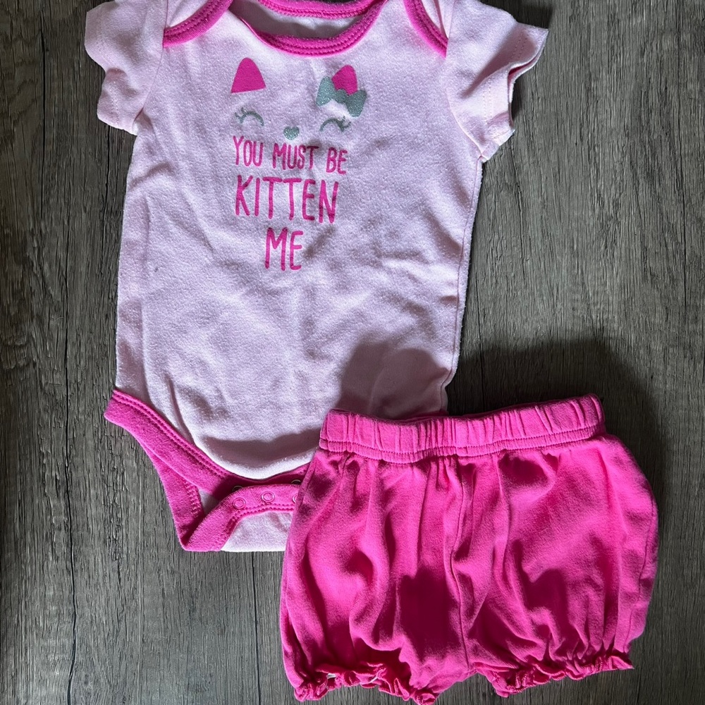 0-3 month girls outfit